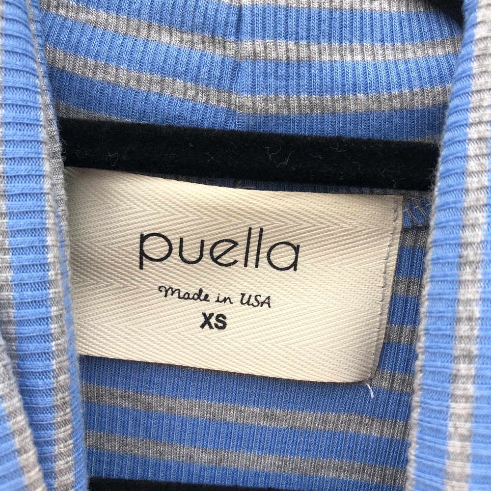 Anthropologie | Puella blue turtle neck tank top - Picture 4 of 5